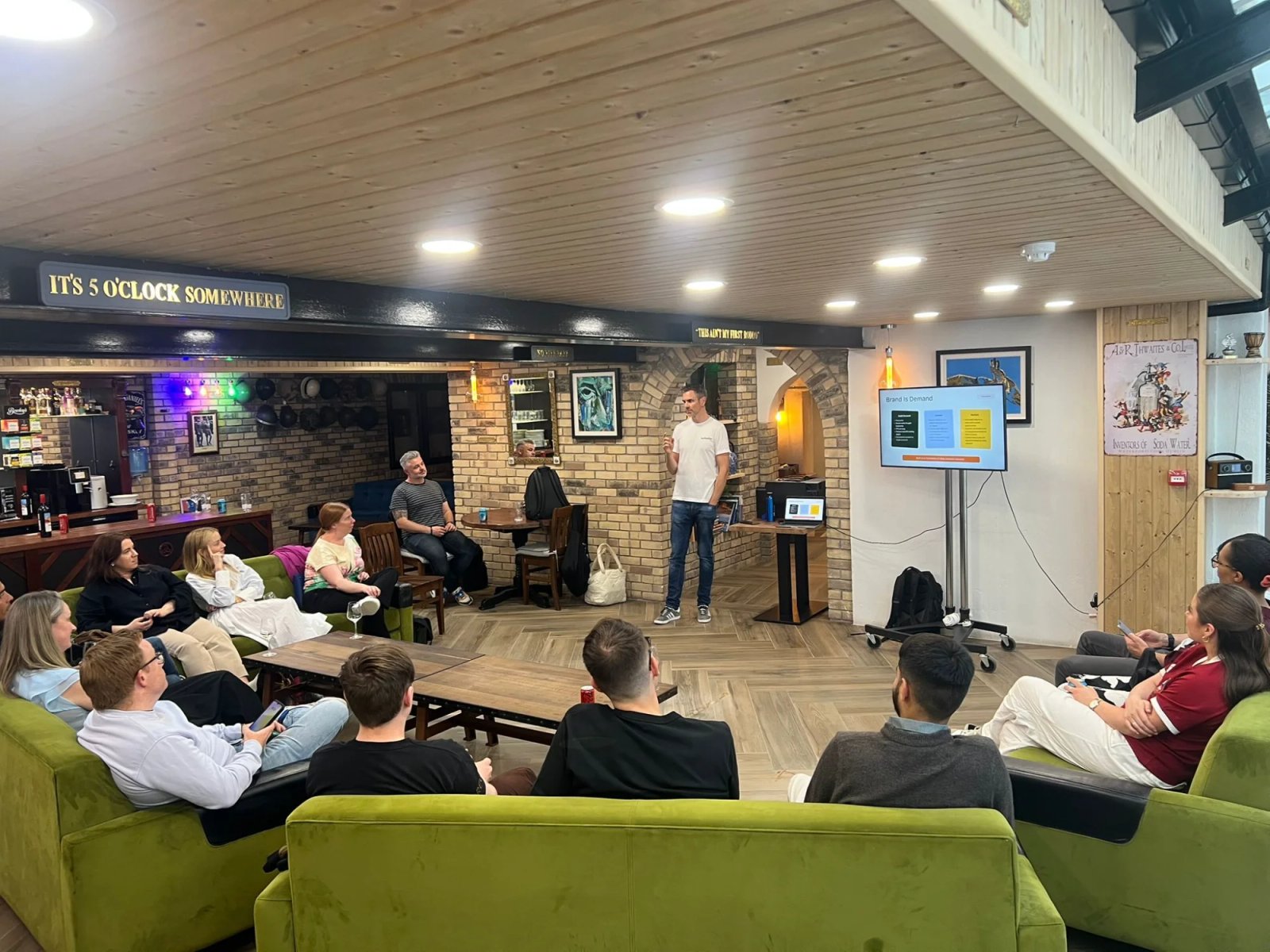 Mark Walker presenting